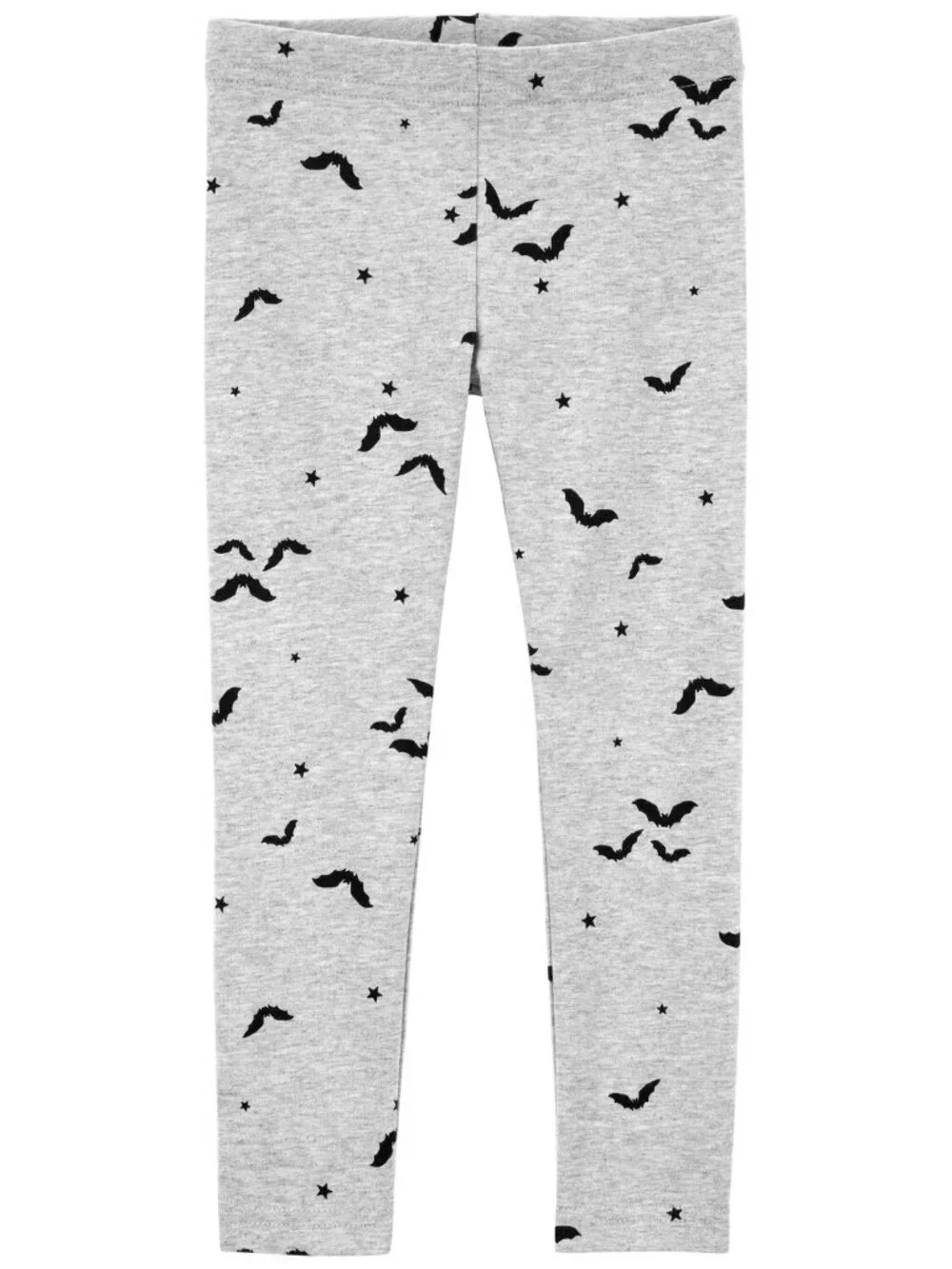 OshKosh B'gosh Baby Girls Gray with Bats and Stars Leggings NWT Halloween Fall